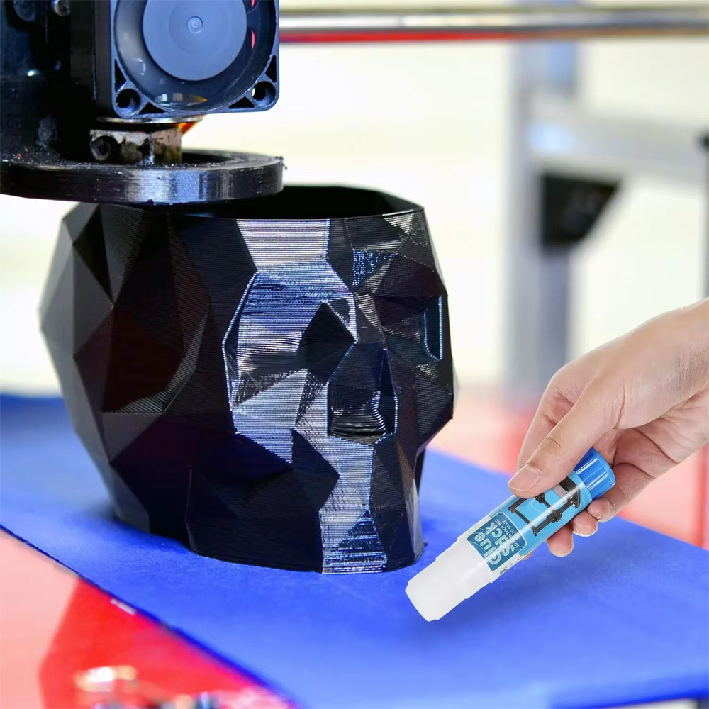 Cola para impressora 3d, adesivo sólido não tóxico pvp para cama quente, filamento de impressão pla abs petg tpu, fácil limpeza, cola especial forte