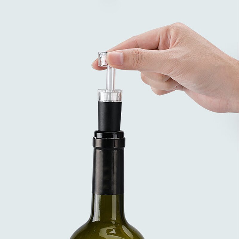 Vakuum prop bar forsyninger luftpumpe propper vin tilbehør sealer plug værktøj silikone bærbar vinkonservator 1 stk.