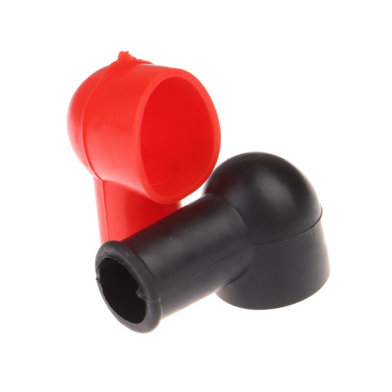 2 pces motocicletas carro bateria negativo positivo terminal capa boot protetor de isolamento substituição baterias accessorie