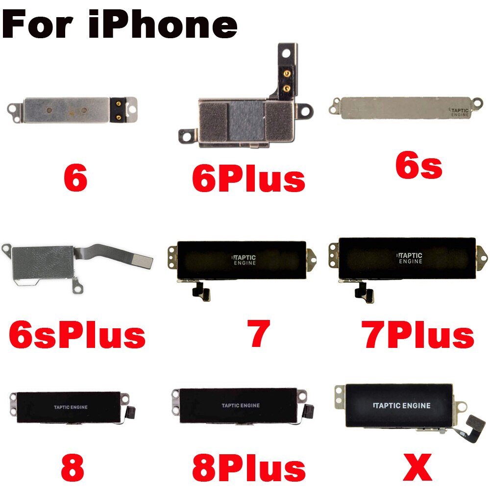 1Pcs Vibrator Motor Module Taptic Motor Vervanging Compatibel Voor Iphone 6 6Plus 6S 6Splus 7 7plus 8G 8 Plus X