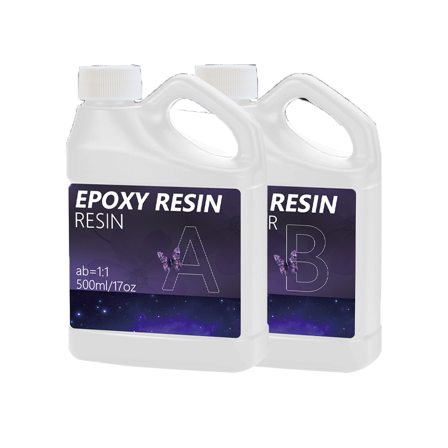 1000ml/2l AB Epoxy Resin Glue High Clarity Fast Drying Adhesive High Hardness DIY Supplies For Resin Glue Jewelry Making: black