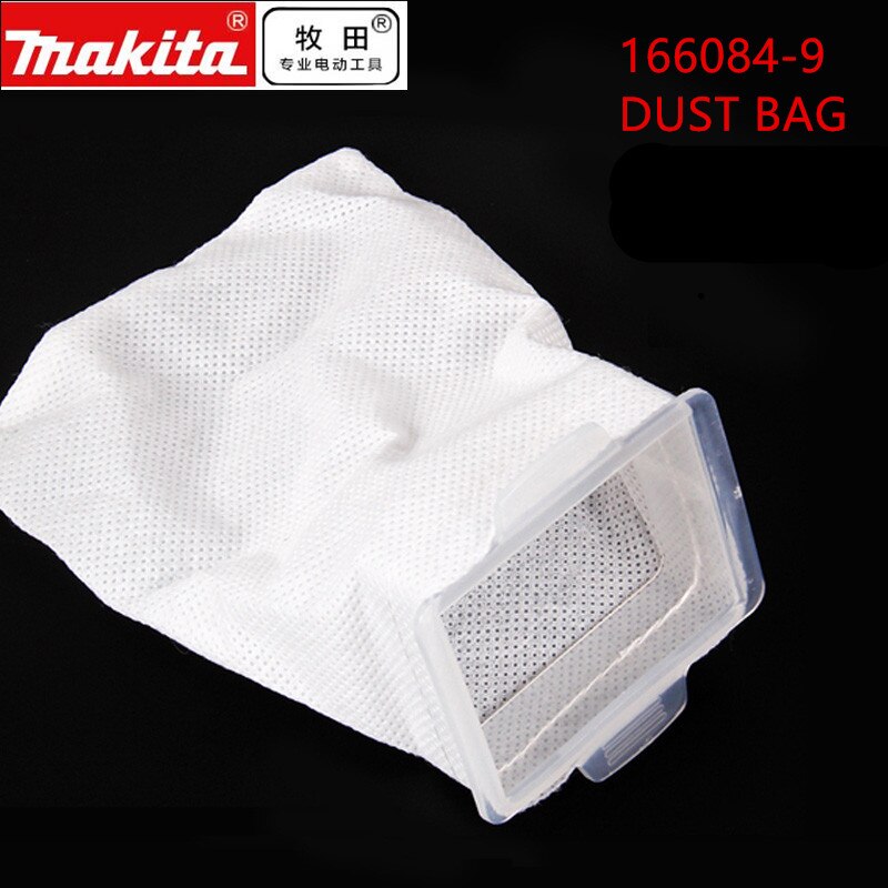Makita stof støvpose filter 143677-9 194566-1 til dcl 182 cl107 cl102d cl104d bcl 182 lxlc 01 bcl 142 cl072d 4013d 4073d: 166084-9 1 stk