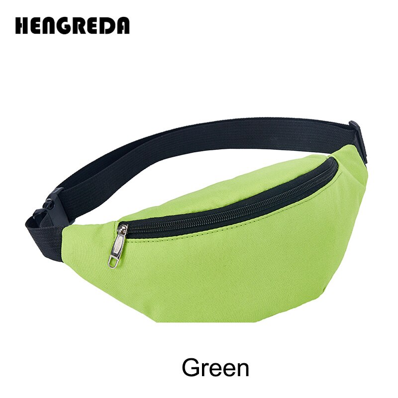 Women Fanny Pack Waist Bag Belt Bag Hengreda Travel Hip Bum Pocket 600D Waterproof Festival Party Sling Chest Daypack: Green