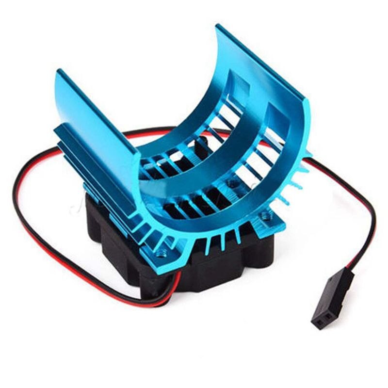 meta Heat sink with 5V Cooling Fan for 1/10 RC Car 540 550 3650 Size Motor