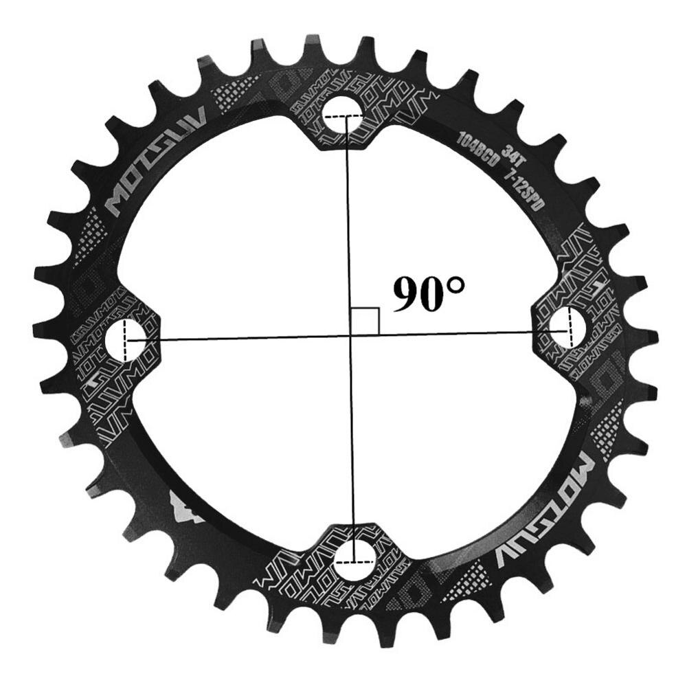 104BCD Oval Bicycle Gear Plate Chainring for SHIMAN0 cranks MTB Mountain bike 104BCD 32T 34T 36T 38T crankset Tooth plate Parts