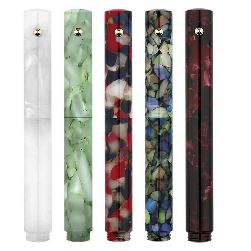 MAJOHN N8 Resin Glass Dip Pen Ink Pen Handmade Nib Writing Fountain Pens For Writing Business Office School Supplies Stationery