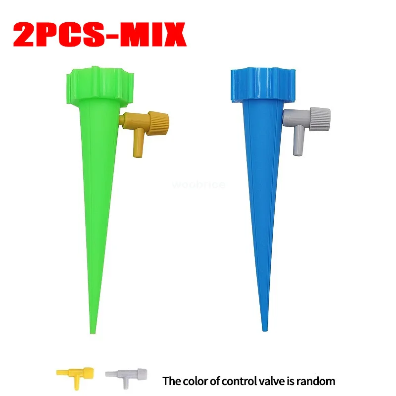 Automatic Watering Drip for Plants Droppers Automatic Drip Irrigation System Self Watering Adjustable Auto Water Dripper Device: PURPLE