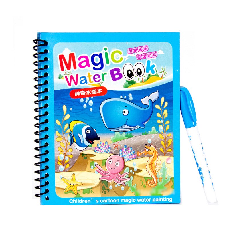 Fai da te di Acqua Magica Libro Incredibile Universo Spazio Colorazione Tavolo Da Disegno Pittura di Doodle & Magic Pen Giocattoli per I Bambini di Natale Del Bambino regalo
