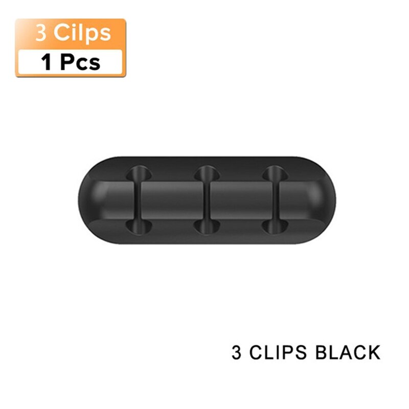 Kabel organizator ładowarka Protector dla iPhone 11 mysz słuchawki uchwyt na kabel klipy na biurko przewód nawijacza przewód USB zarządzanie kablami: 3 clips