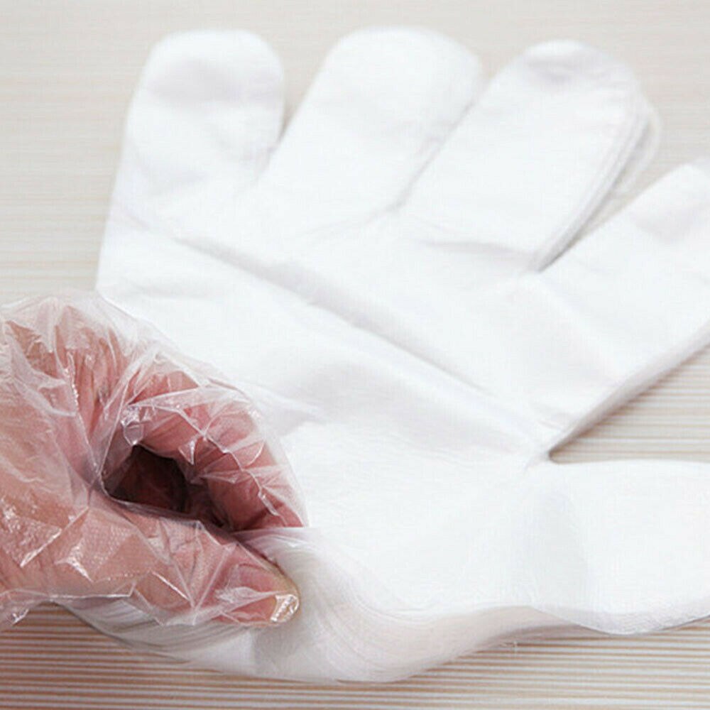 1000pcs Plastic Wegwerphandschoenen Restaurant Home Service Catering Hygiëne