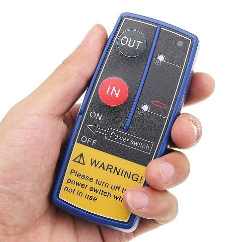 50Ft Auto Wireless Console Winch Remote Control Car Manual Transmitter Button Console For Car Atv Suv Truck