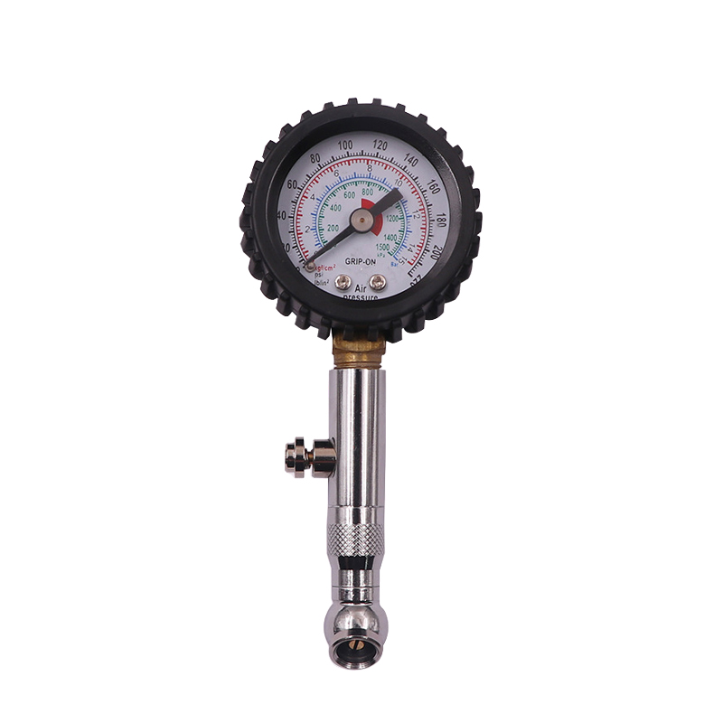 Hoge nauwkeurigheid bandenspanningsmeter zwart 220 psi voor nauwkeurige auto luchtdruk bandenspanningsmeter voor auto vrachtwagen en motorfiets schokbestendig