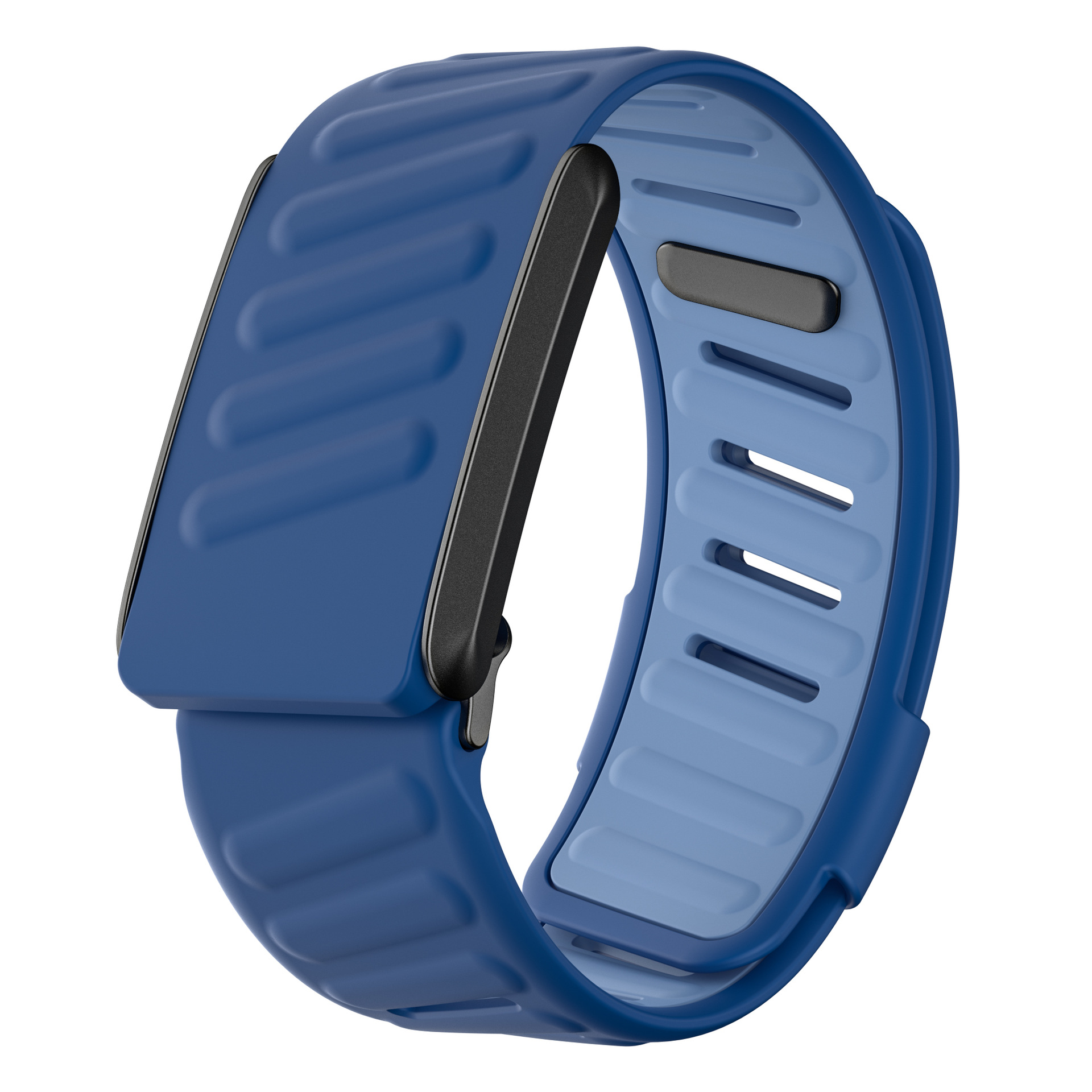 Polsband Soft-Touch siliconen Waterdicht en zweetbestendig Verstelbare riem Compatibel voor WHOOP 4.0 hartslagmeter: Blue pink