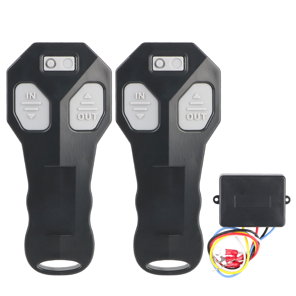 Handset Schakelaar Controller 12V/24V Dual Manual Zender Draadloze Lier Afstandsbediening Set Lier Lier Afstandsbediening