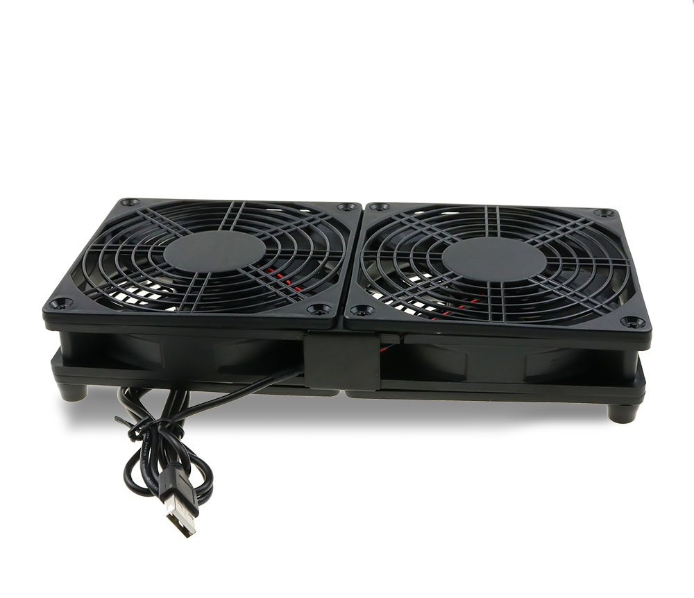 Router Koelventilator Diy Pc Cooler Tv Box Draadloze Stille Stille Dc 5V Usb Power 120 Mm 240 Mm fan 12 Cm W/Schroeven Beschermende Netto