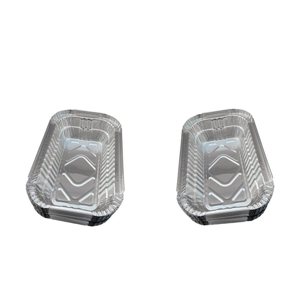 40Pieces Disposable Aluminum Foil Grill Drip Pans for BBQ Weber Grills 700ml