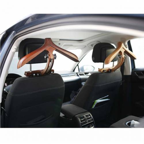 Auto Interieur Organizer Voertuig Auto Seat Terug Shirt Trui Zak Kleerhanger Zak Opknoping Hout Gemaakt In Turkije