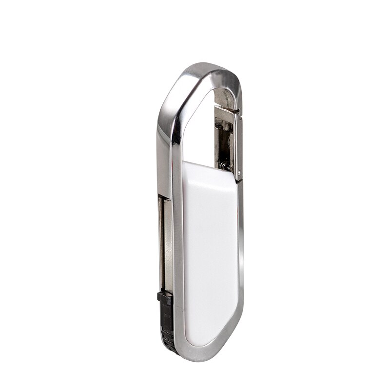JASTER skóra USB2.0 karabinek pendrive biznes Flash Drive 4GB 8GB 16GB 32GB 64GB 128GB moda prezent darmowa wysyłka: 32GB / white
