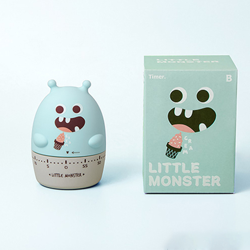 Leuke Monster Vormige Koken Timer Classica Mechanische Wind-Up Keuken Timer Studie Sportspotwatch Timer Management Countdown: Type 3
