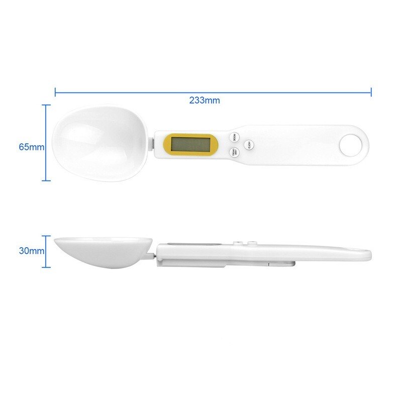 500G/0.1G Elektronische Weegschaal Lepel Keuken Maatlepel Maatbeker Lepel Schaal Mini Keukenweegschaal Bakken Levert