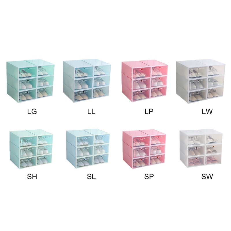 Diviseur de tiroir pour chaussures bricolage | Boîte à chaussures en plastique, boîte de rangement transparente, organisateur de tiroir, ménage boîte à chaussures, diviseur de tiroir, rangement à la maison