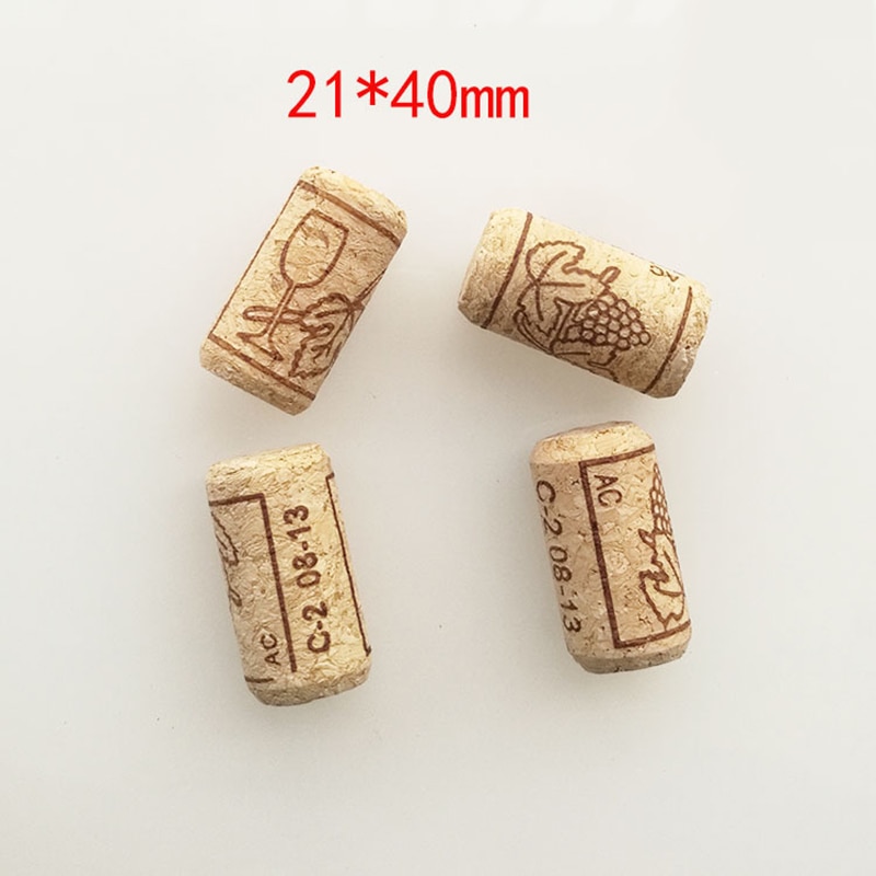 UPORS – bouchons de vin pièces/ensemble en bois naturel, lisses, haut de gamme, bouchon de vin rouge, accessoires de Bar, 15 bouchon de bouteille