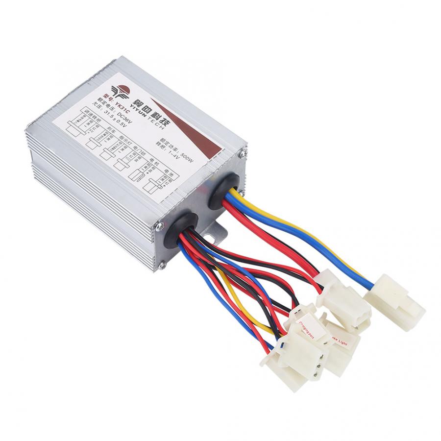 24V/36V/48V 250/350/500W Dc Elektrische Fiets Motor Brushed Controller box Voor Elektrische Fiets Scooter E-Bike Controller Kit: 36V 500W