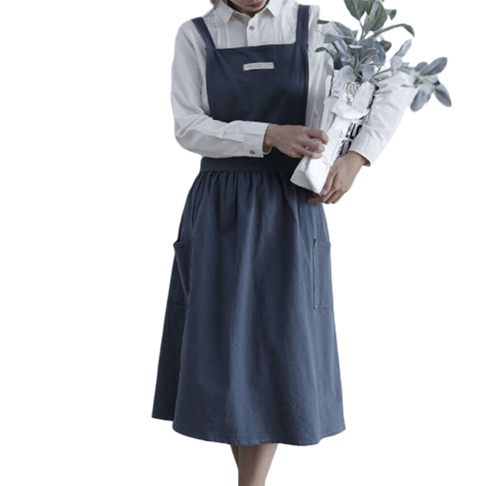 AA Adults Apron, Solid Color Adjustable Sleeveless Housekeeping Apron Cooking Accessories: A1