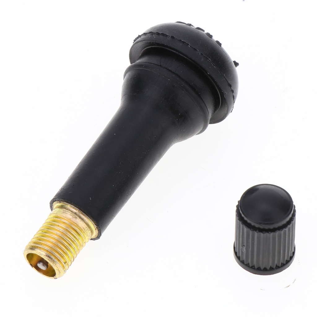 TR414 Valve Stem - 100 Pcs Car Rubber Tire Tyre Valve Stem Set