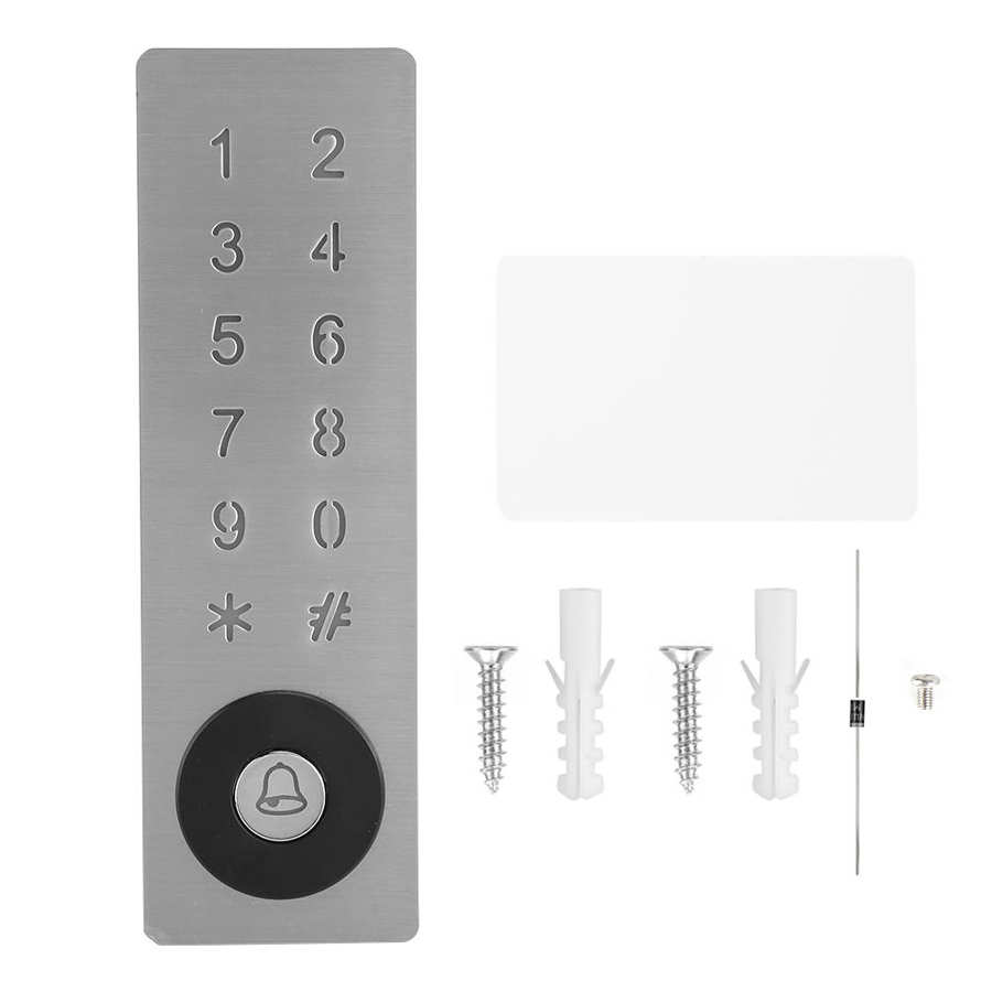 Door access control keypad waterproof metal door opening access control machine support Wiegand 26/34 output for home security