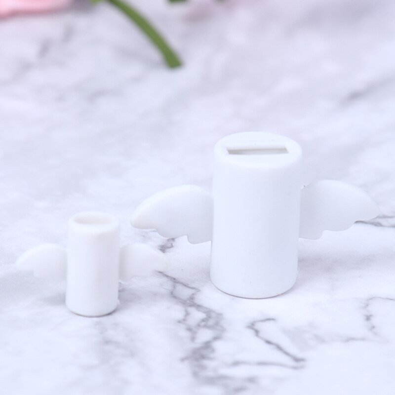 1Pair Lovely USB Charging Data Cable Earphone Line Cord Winder Protection Sleeve