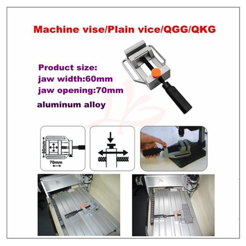 RH-006 CNC milling machine tool bench clamp jaw mini table vice plain vice QGG