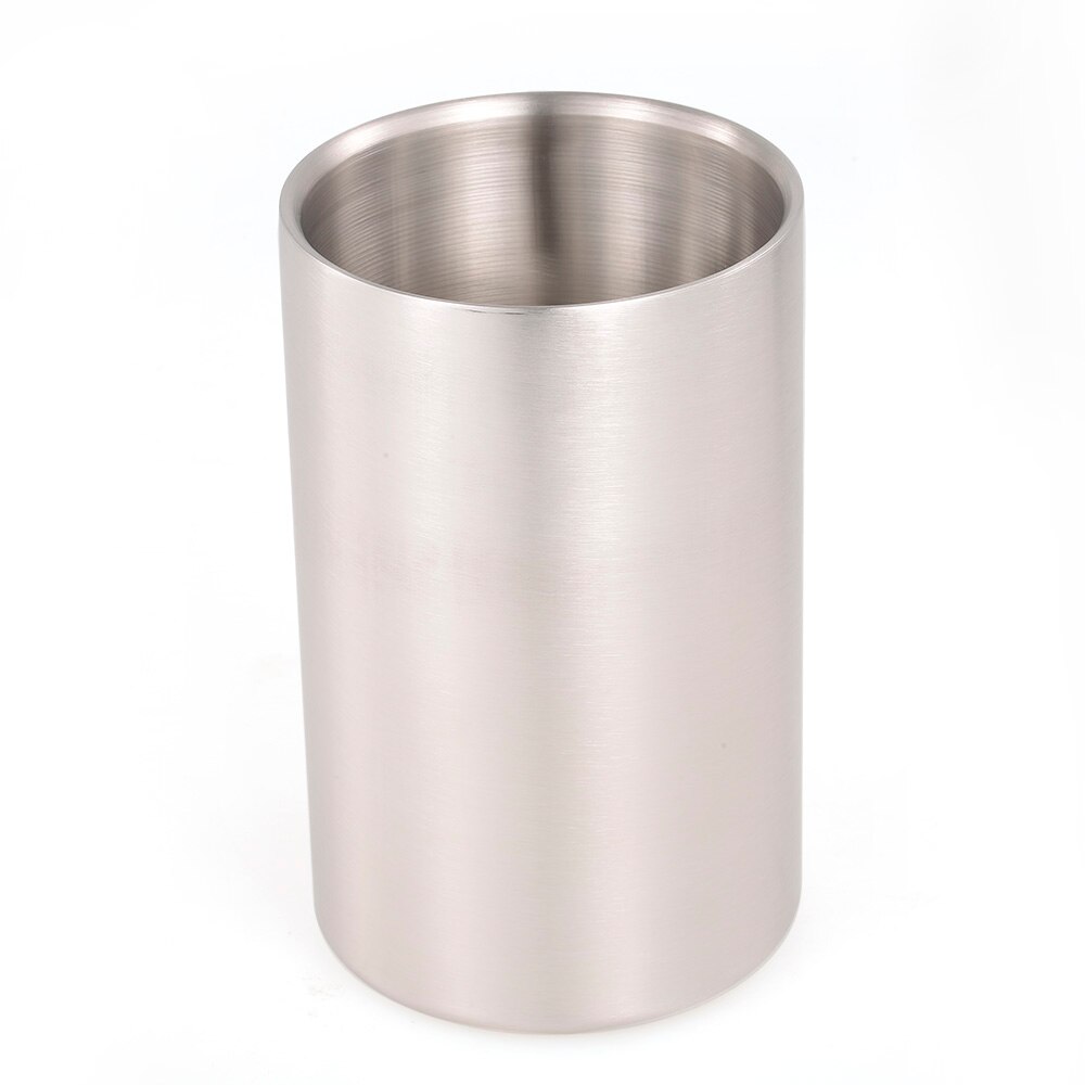 Double Layer Thick Cylinder Insulation Home-Bar Beer Wine Cooler Ice Bucket