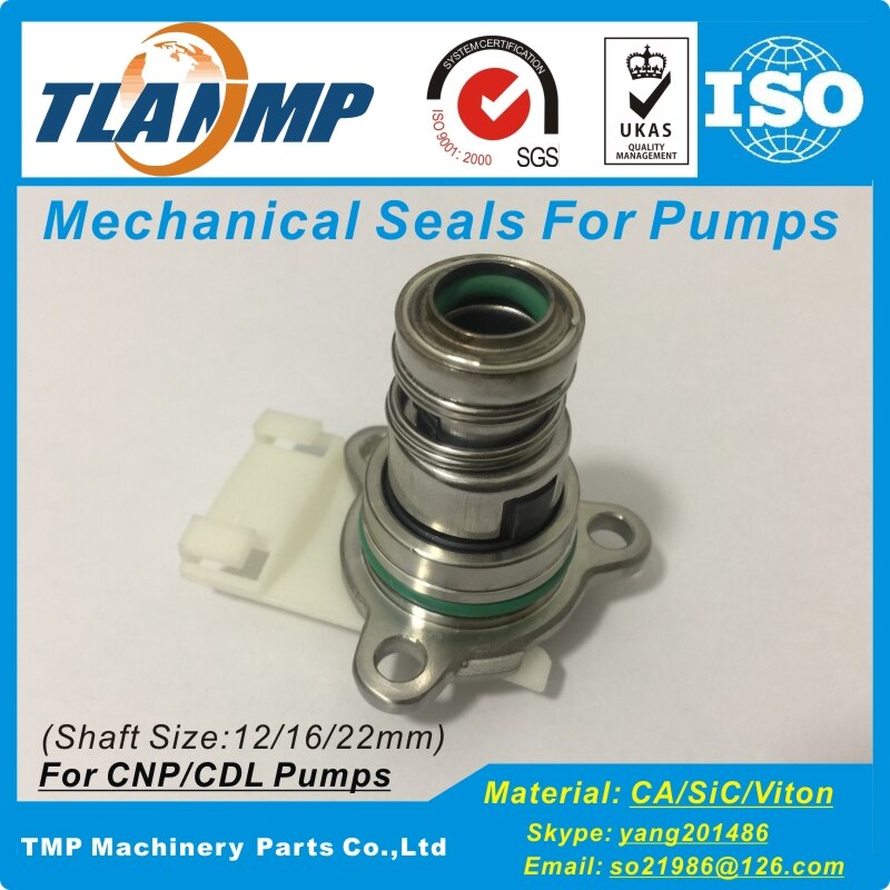 CDLC-16 (3R) TLANMP Mechanical Seals for CDL/CDLF Pumps (Shaft Size 16mm) CNP/SPERONI Pumps Cartridge Seals