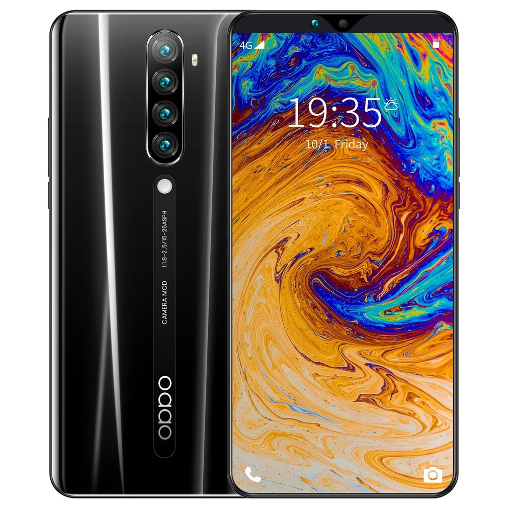 Mobiele Telefoon Rino5 Smart Telefoon 6.3 Inch 8 + 16Mp Android Dual Sim Mobiel Multi-Taal Ondersteuning Mobiele telefoon