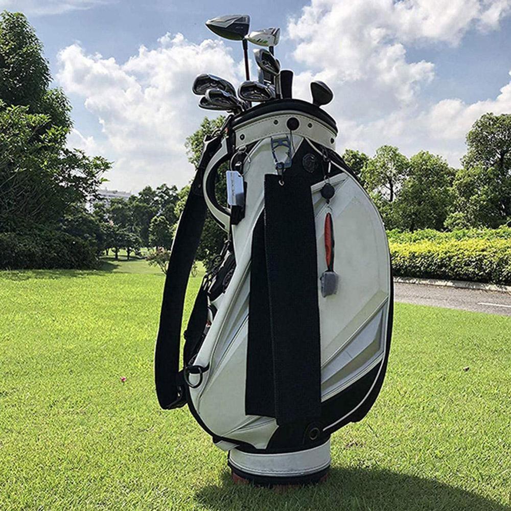 Toalla de Golf de algodón con patrón de Waffle, toallas de limpieza con mosquetón, gancho de microfibra, limpia palos, bolas, manos