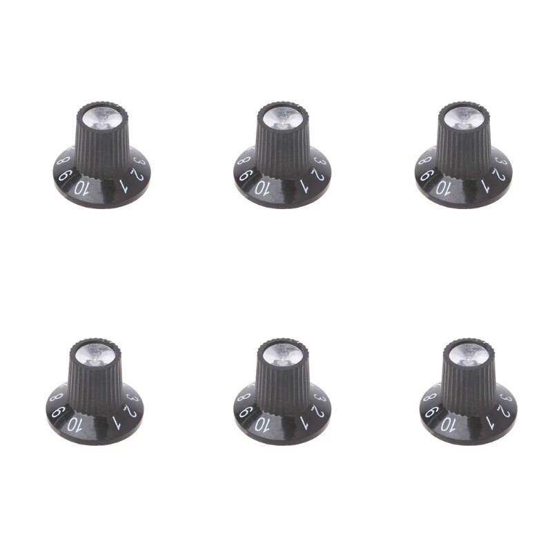Knob Button Guitar Amplifier AMP Volume Tone Control Knob Skirted Aluminum For FD Parts Stringed Instruments Parts & Accessories