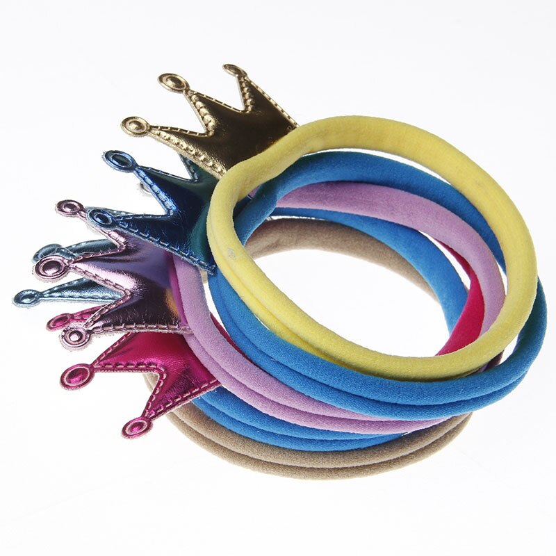 Kinderen baby kroonprinses nylon haarband hoofdband voor verjaardag festival carnaval feest kostuum accessoires