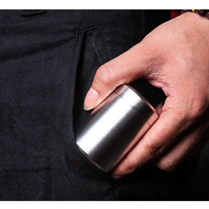 Small Metal Sealed Cans Portable Travel Tea Containers Small Aluminum Cans TEA Packaging Cans Home Kitchen Organizer