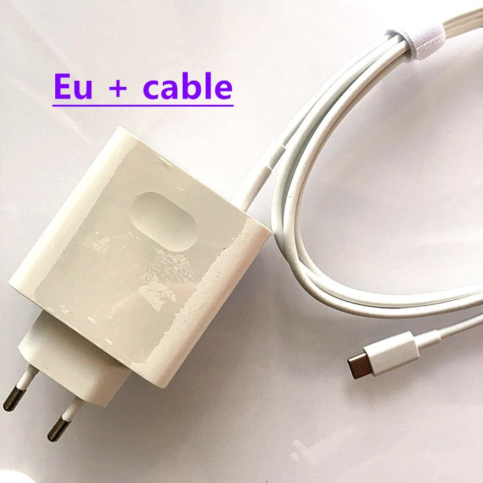 65W 20v 3.25A adattatore per caricabatterie da viaggio per Huawei Matebook D15 D14 13 E X Pro MagicBook 15 14 Pro tipo C cavo di ricarica