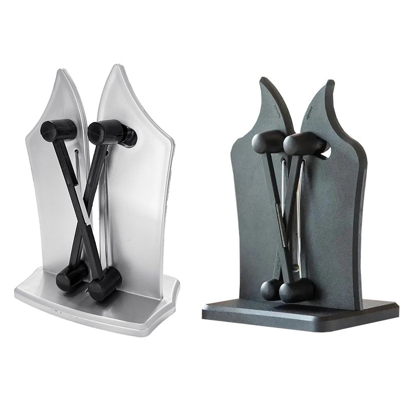 Afilador de cuchillos, herramienta de afilado de cocina, fácil y seguro, cuchillo de Chef de cocina, cuchillo de Damasco, herramientas de cocina, suministros de cocina: Azul