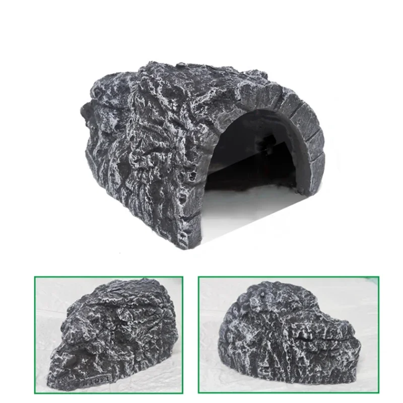 Nueva decoración de acuario, adorno de tanque de peces acuáticos de resina, decoración Artificial, terrario para reptiles, accesorios para tortugas