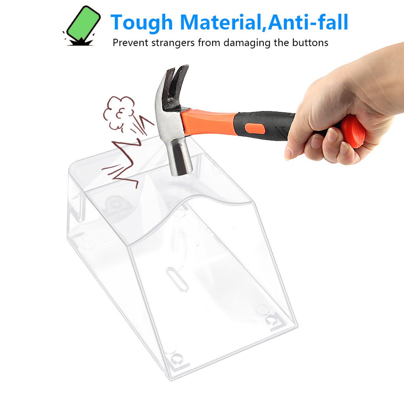 Waterproof Cover For Wireless Doorbell Smart Door Bell Ring Chime Button Transmitter Launchers Heavy Rain Snow