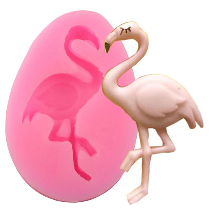 Moule en Silicone flamant rose, fleur, tortue, feuille, chocolat, Fondant, fête d&#39;été, outils de décoration de gâteaux, résine, argile: CD470