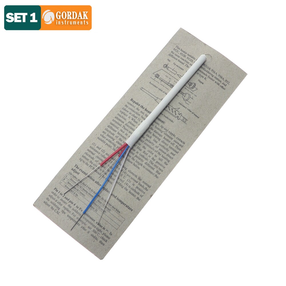 GORDAK 936A electric iron four-wire heater heating element for GORDAK 952 868 863 series soldering station soldering iron handle: Default Title