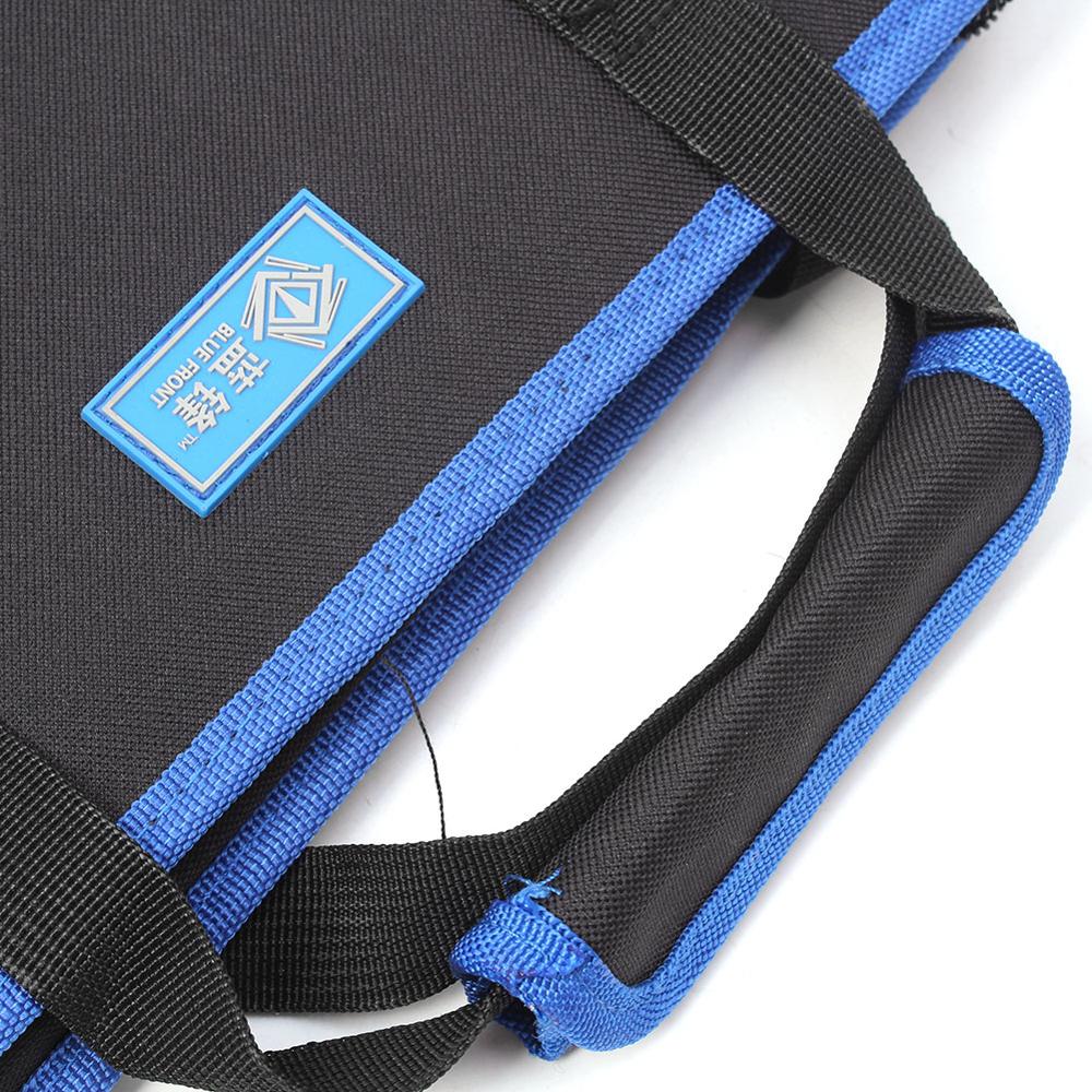 350X270Mm Multifunctionele Thuis Tool Bag Elektricien Tool Elektrische Boor Storage Case Bag Canvas Verdikking Toolbox Instrument Case