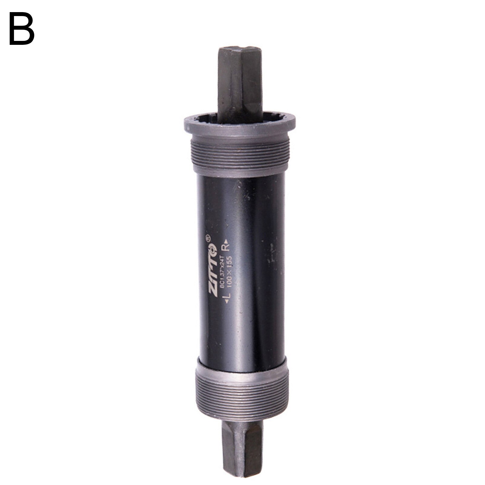 Métal vélo BSA pédalier 142 155 mm 177mm Quare trou manivelle axe vélo pièces BB pour carré conique axe pédalier: Style B