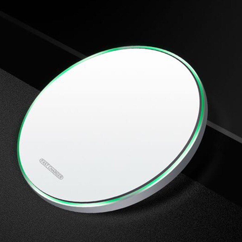 15w hurtig trådløs oplader til samsung galaxy  s10 s9/s9+ s8 note 9 usb qi opladningsplade til iphone 12 11 pro xs max xr  x 8 plus