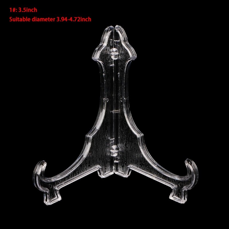 Plastic Display Stand Dish Rack Plate Bowl Picture Frame Photo Pedestal Holder