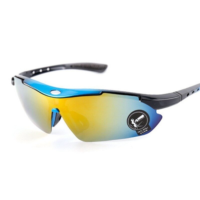 Gepolariseerde Outdoor Sport Camping Wandelen Driving Eyewear Mannen Vrouwen Vissen Bril Zon Goggles Sport Zonnebril: Blue colorful